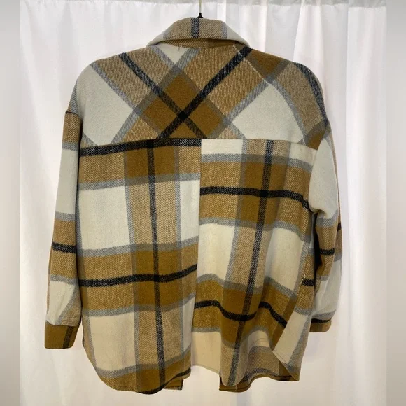 Caramel and White Flannel - Picture 3 of 5